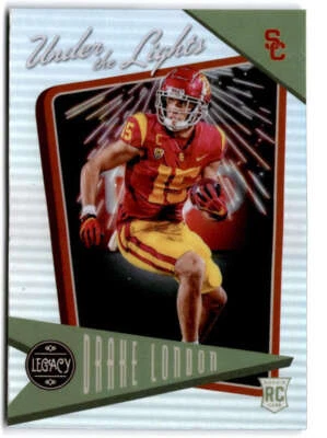 2022 Legacy Under the Lights Silver #UL-9 DRAKE LONDON  USC Trojans Football  - Image 1 of 2