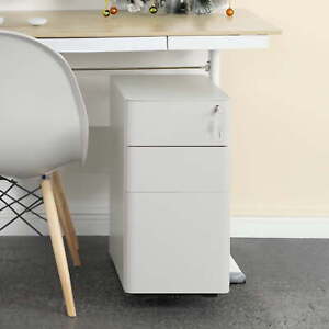 3-Drawer Metal File Storage Cabinet Organizer Home Office Furniture