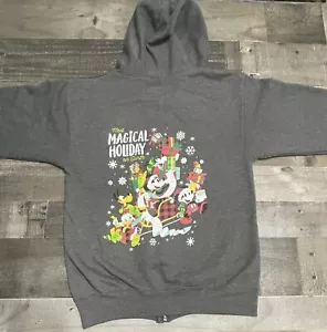 2018 Disney World Mickey MOST MAGICAL HOLIDAY ON EARTH Hoodie Sweatshirt Women S - Picture 1 of 7