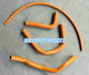 ORANGE Silicone Reinforced Radiator Hose For 1987-2006 Yamaha Banshee 350 YFZ350 - Imagen 1 de 9