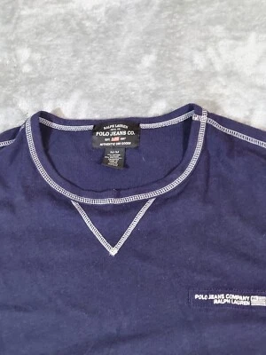 Camisa Polo Ralph Lauren Para Hombre Mediana PRL Jeans Co Waffle Pullover Capa Base Suave Foto 1 de 4