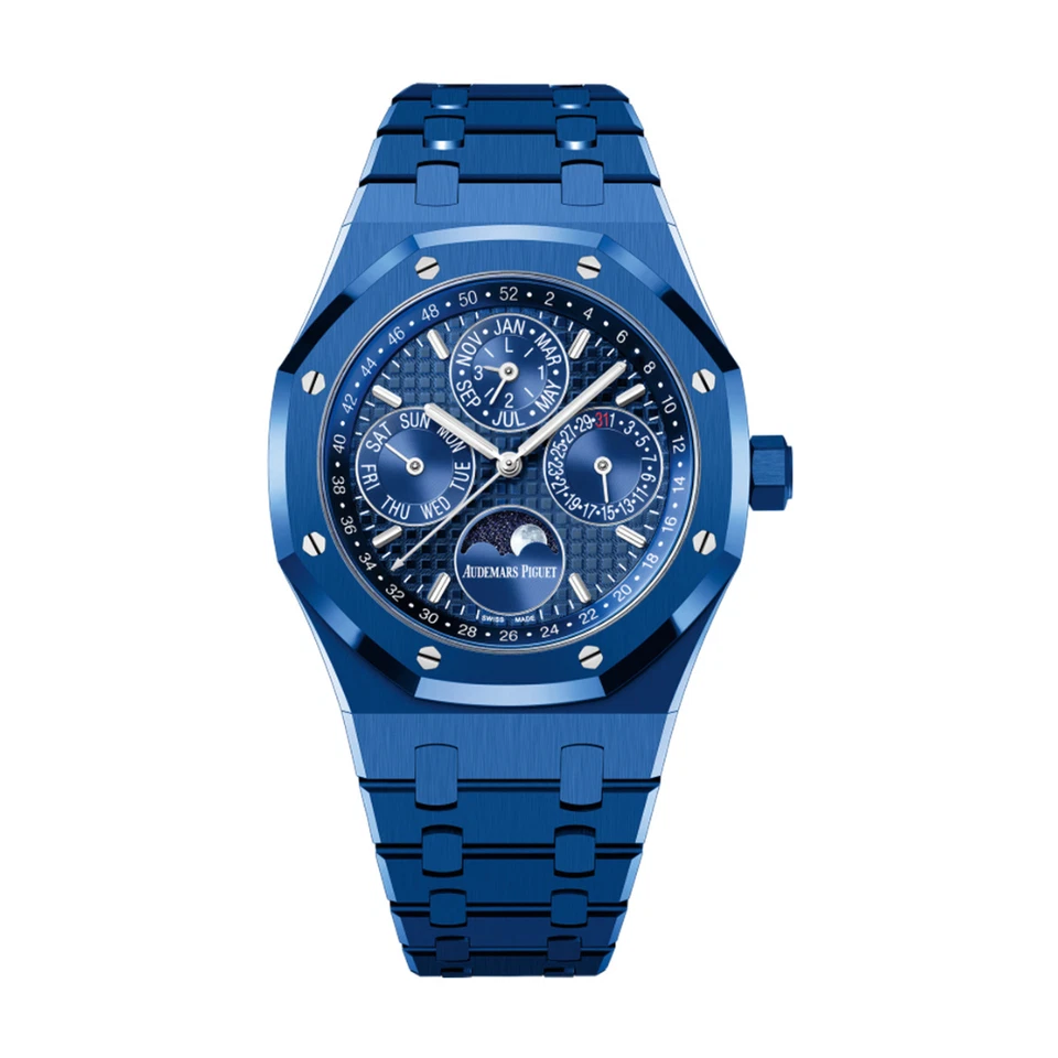 Audemars Piguet Royal Oak Blue Men's Watch - 26579CS.OO.1225CS.01