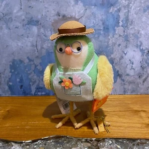Target Spritz 2023 Featherly Friends KALE Spring Easter Bird W/ Hat & Glasses - Picture 1 of 4