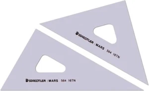 Staedtler Ruler Triangle Ruler Drafting Set Ink Edge Mars 564 16 TN 564 16 TN - Picture 1 of 1