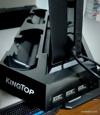 Base Stand PS4 SLIM Supporto Verticale *Ricarica Dualshock* Sony Playstation 4