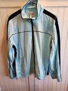 Womens Oleg Cassini Full Zip Tennis/Track Athletic Jacket Size Xl Extra Large - Picture 1 of 6