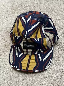 Cappello Obey Propaganda a cinque pannelli da uomo regolabile Navajo tribale azteco sud-ovest - Foto 1 di 3