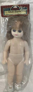 Muñeca De Colección Darice 13.5" Porcelana Look #1209-15 Cabello Marrón Claro Ojos Azules Nueva de Lote Antiguo - Imagen 1 de 4