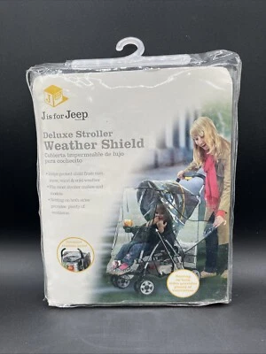 J is for Jeep Deluxe Stroller Weather Shield New - Image 1 of 2