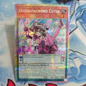 Yugioh Asian English DoSolfachord Cutia CR09-AE060 PSE Original - Picture 1 of 2