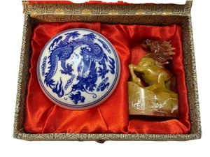 Juego de estampillas de jade chino vintage estampillas con nombre personalizadas de Lori - Imagen 1 de 16