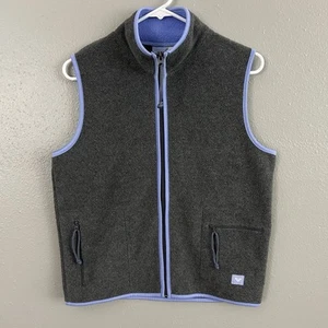 Vintage Roxy Quicksilver 90s Y2K Full Zip Grey Fleece Vest Women’s M Outdoor - Picture 1 of 9