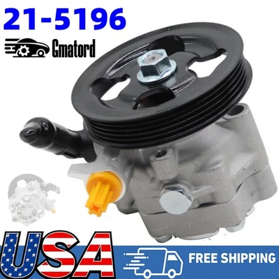 Bomba de dirección asistida con polea 21-5196 para Subaru Outback Legacy 2,5 L 2005-2009 Foto 1 de 4