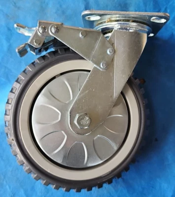 Nisorpa Ruota Industriale 200 mm Girevole Con Freno - Immagine 1 di 3