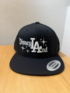 DisneyLAnd “LA” Dodgers SnapBack Hat Los Angeles Streetwear Retro Baseball Stars - Picture 1 of 4