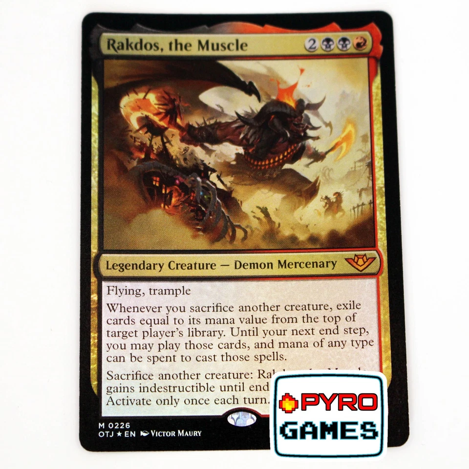 Rakdos, the Muscle - Outlaws of Thunder Junction - Foil Mythic M 0226 - (Very... - Image 1 of 1