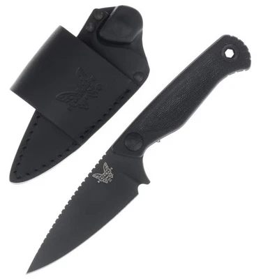 Cuchillo de hoja fija Benchmade 203BK-02 Dacian EDC Blackout - NUEVO Foto 1 de 3