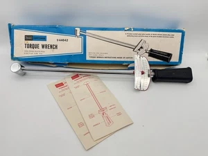 VTG Sears Craftsman Torque Wrench 944642 1/2" Drive 0-150 FT-LB 0-200 N-m W/ Box - Picture 1 of 12