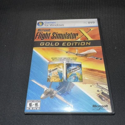 Microsoft Flight Simulator X Gold Edition PC Windows ¡con expansión de aceleración!! Foto 1 de 2