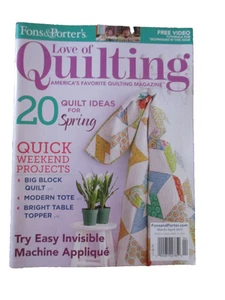 Fons & Porter's Love of Quilting Magazine MAR/APR 2014 - Picture 1 of 1