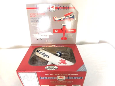 GearBox Stinson Detroiter Mobilgas Airplane Die Cast Serial #  2028  NIB 03003 - Image 1 of 4