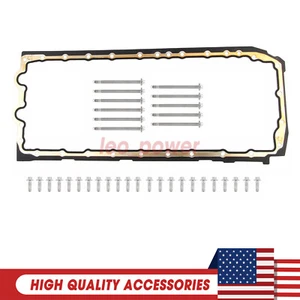 Oil Pan Gasket with Bolts Set Fit For BMW 3-Series 323i 325i 325xi 328i 328xi - Picture 1 of 9