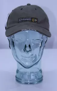 Cappello berretto NHL Chicago Blackhawks Glenn Hall Stan Mikita autografato firmato HOF Grn - Foto 1 di 12