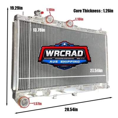 For Subaru Outback/Liberty/Legacy EZ30 3.0L BL-BP GEN II AT/MT Aluminum Radiator - image 1 of 4