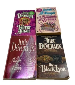 Jude Deveraux 4 Books Velvet Angel,Black Lyon,Kingdom of Dreams,Angel for Emily - Bild 1 von 10