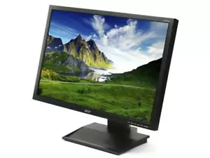 LOT of 2 Acer  B223W  22" 1680X1050 Widescreen LED LCD Monitor Only VGA AND DVI  - Picture 1 of 2