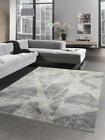 Tappeto moderno soggiorno tappeto motivo geometrico tappeto grigio 