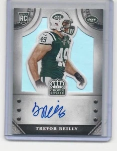 Trevor Reilly  Auto  #  32  /  50   New York Jets    Autograph  BLUE INK - Picture 1 of 2