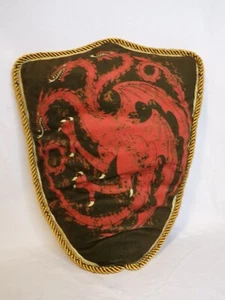 Game Of Thrones Fire And Blood Shield Shaped Pillow HBO - Picture 1 of 10