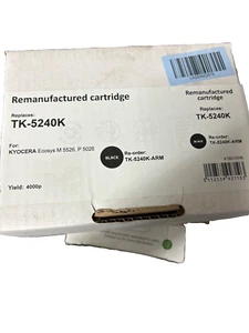 Remanufactured Kyocera TK-5240K Black Toner Cartridge (4000 Pages) - Picture 1 of 1