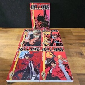 HELLSING Manga Vol 1 2 3 4 T Kohta Hirano Dark Horse English Lot Bundle - Picture 1 of 4