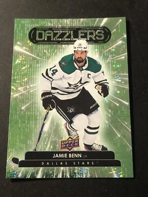 2022-23 Upper Deck Series 1 Dazzlers Green Jamie Benn #DZ-47 - Image 1 of 2