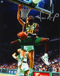 Shawn Kemp Signed Supersonics 8x10 Photo Beckett Witness BAS COA #3 - Picture 1 of 1
