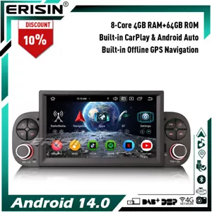 Android 14 8-Core 64GB Autoradio GPS DAB+ CarPlay für Fiat Panda MK3 BT 5.0 DSP - Bild 1 von 24