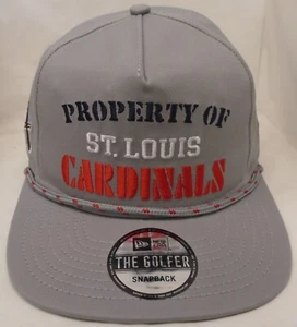 St. Louis Cardinals Men's New Era The Golfer Snapback Cap Hat - Picture 1 of 5