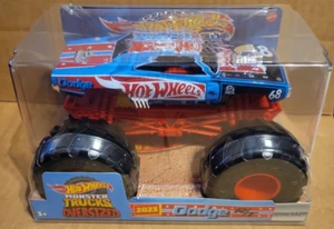 New 2023 HOT WHEELS Monster Trucks DODGE R/T Giant Wheels Die-Cast 1/24 - Picture 1 of 5