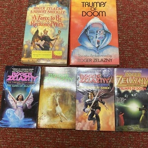 Roger Zelanzy Sci Fi Fantasy Paperback Books Lot of 6 Chronicles Of Amber - Picture 1 of 2