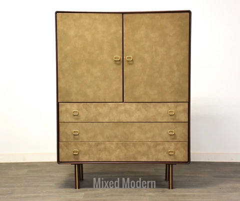 Mid Century Modern Armoire Credenza Cover