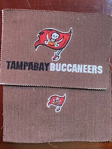 Lot Of 4 Tampa Bay Buccaneers Embroidered Patch Samples NFL Logos Sizes Up To 3” - Picture 1 of 3