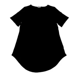 SMALL IRIS LuLaRoe V-Ausschnitt Top ~ EINFARBIG SCHWARZ ~ Top Größen 6-8 - Bild 1 von 2