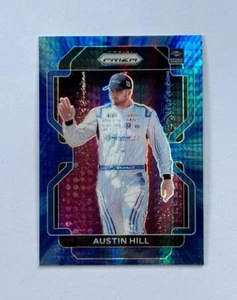 Carta contendente Austin Hill 2022 Panini Prizm Racing NASCAR Blu Prizm Rookie #5 - Foto 1 di 4