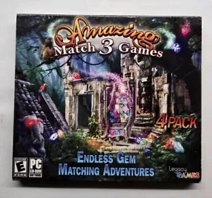 Amazing Match 3 Games Endless Gem Matching Adventures (PC, 2013) - Picture 1 of 2