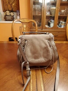 Bolso de Mano Rebecca Minkoff Gris Vanidad Grande Bolso de Mano Cartera Bandolera - Imagen 1 de 14