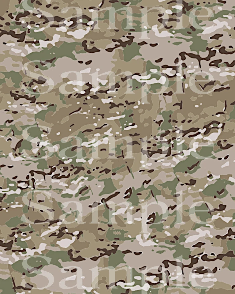 Camuflaje Militar Cumpleaños ~ Comestible 2D Fondant Pastel Cupcake Topper ~ D24586 * Foto 1 de 1