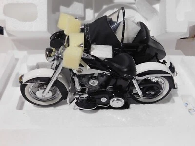 THE  1958 Harley Davidson Duo-Glide w/ Sidecar FRANKLIN MINT B11YF02 1/10 - Image 1 of 4