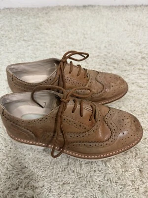 Kenneth Cole Techni Cole Niños Zapatos de Vestir Oxford Con Cordones Punta de Ala Talla 1 Foto 1 de 4